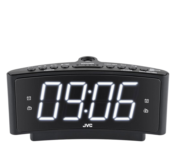 JVC JVC Radiobudzik RA-E314B, Black - 1514931 - zdjęcie